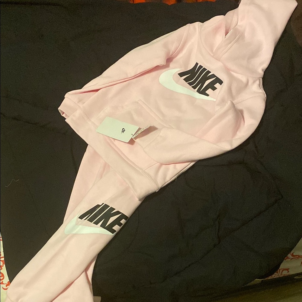 Nike Pink Hoodie and Sweatpants Set